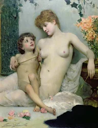 Die erste Lektion der Liebe, 1885